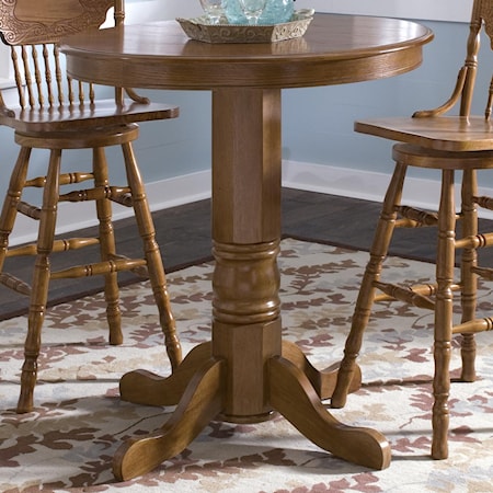 Round Pub Table