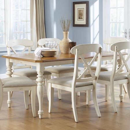 Rectangular Leg Dining Table