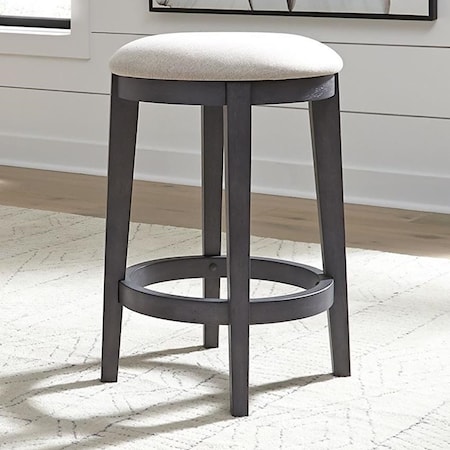 Upholstered Console Stool