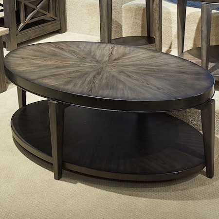 Oval Cocktail Table