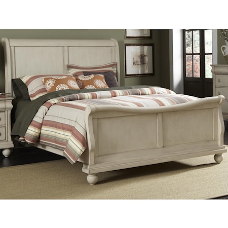 Queen Sleigh Bed Set