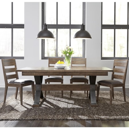 5 Piece Table and Chair Set