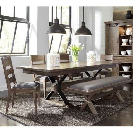 6 Piece Table and Chair Set