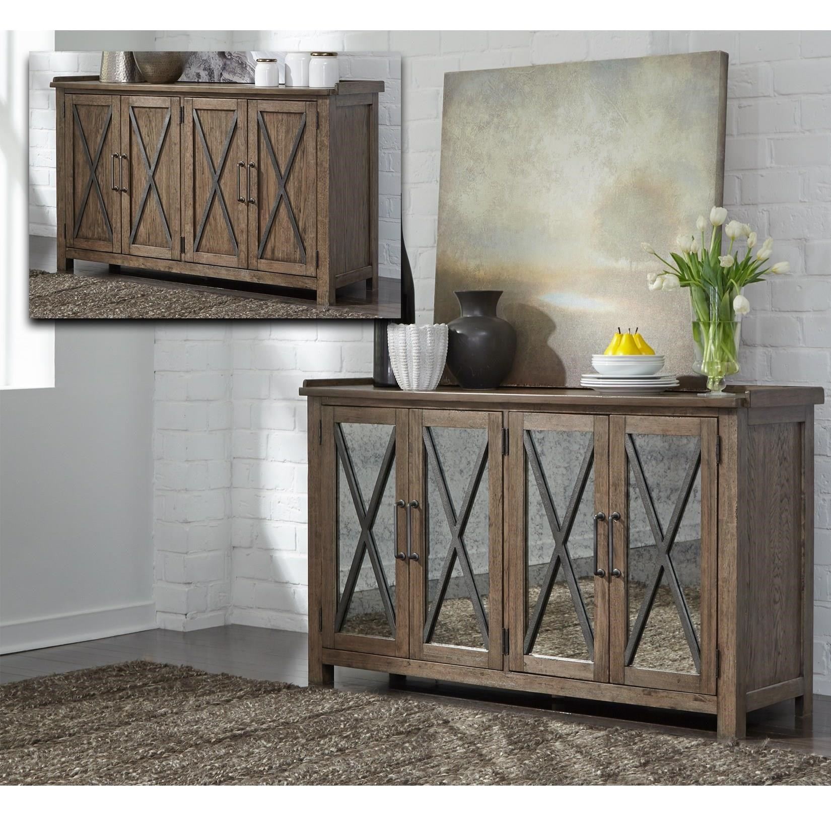 Sideboard with Reversible Doors