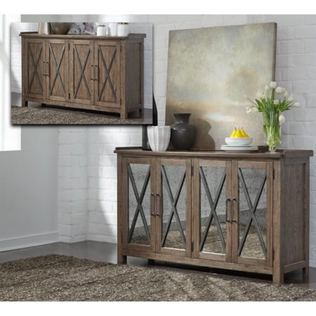 Sideboard with Reversible Doors