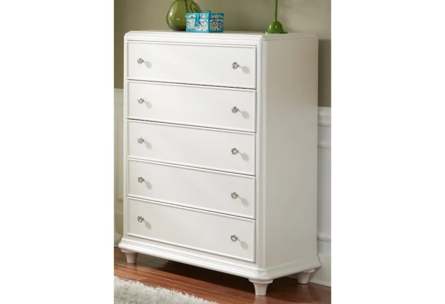 Stardust 5 Drawer Chest by Liberty Furniture at VanDrie Home Furnishings