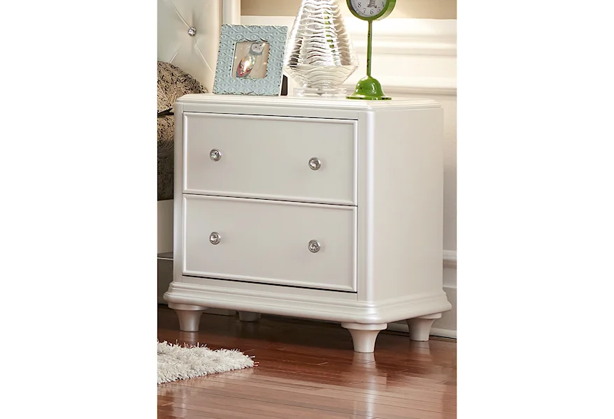 Stardust 2 Drawer Night Stand by Liberty Furniture at VanDrie Home Furnishings
