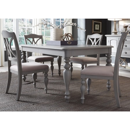 5 Piece Rectangular Table Set