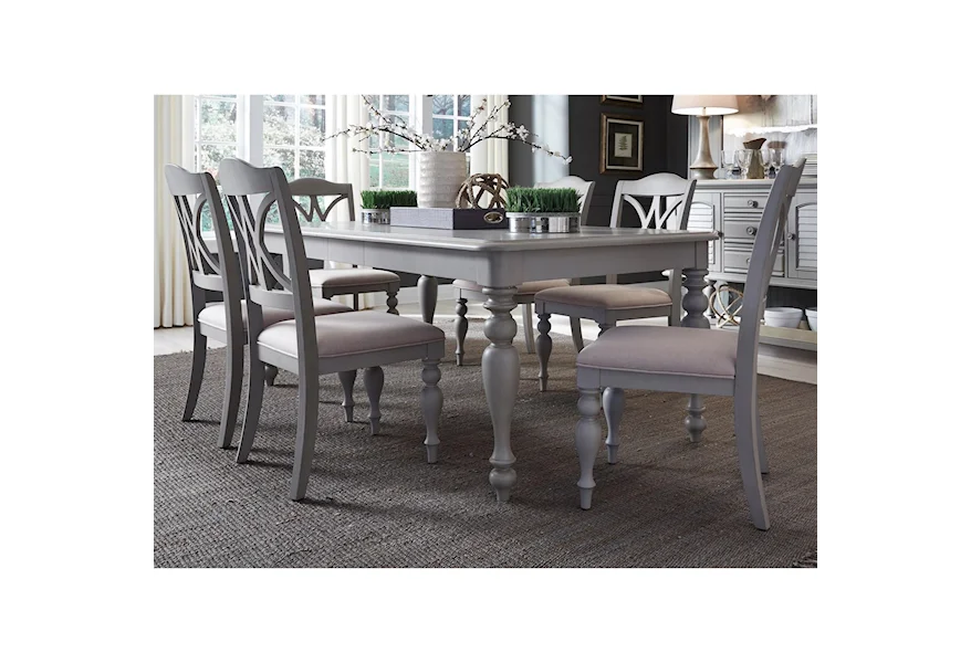 Summer House II 7 Piece Rectangular Table Set  by Liberty Furniture at Goods Furniture