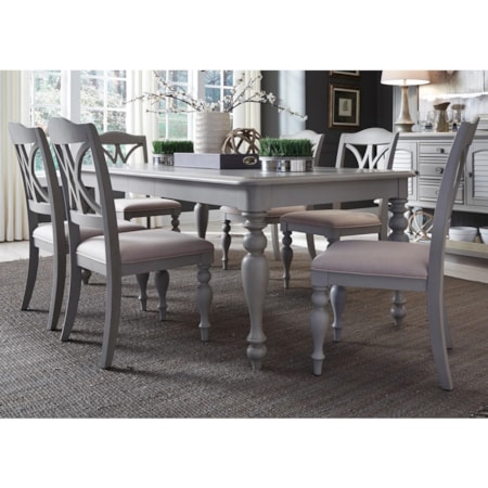 7 Piece Rectangular Table Set