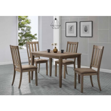 5 Piece Cafe Table Set