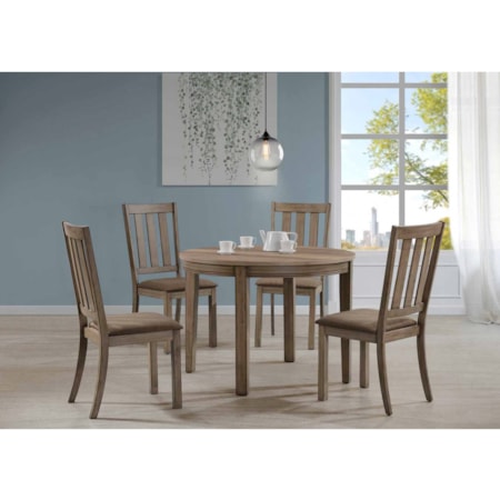 5 Piece Round Table Set