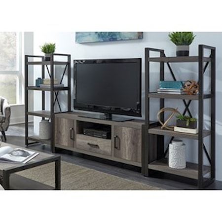 Entertainment Center with Piers