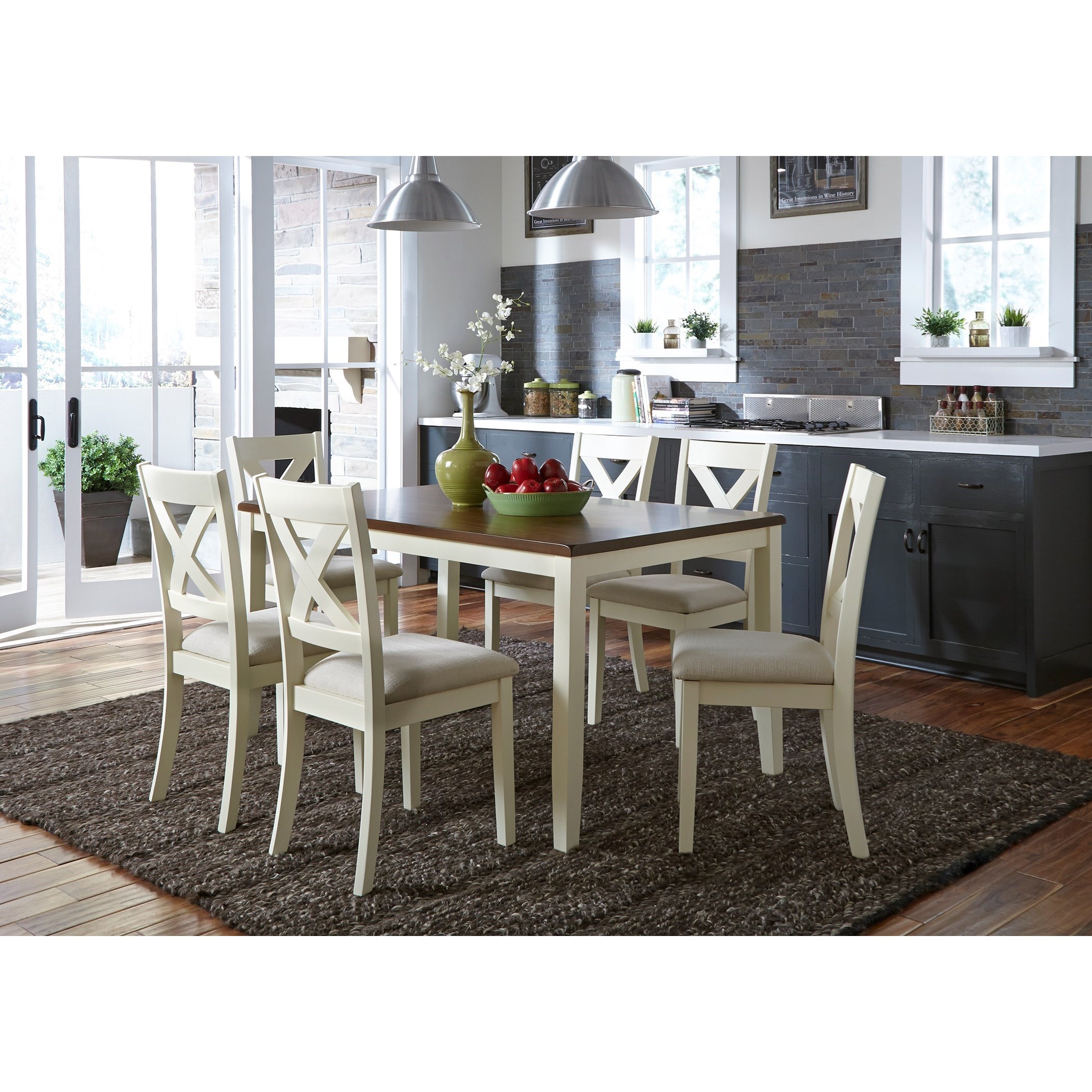 7 Piece Rectangular Table Set