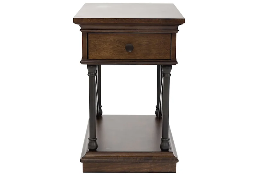 Tribeca Drawer Chair Side Table by Liberty Furniture at Darvin Furniture