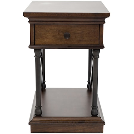 Drawer Chair Side Table