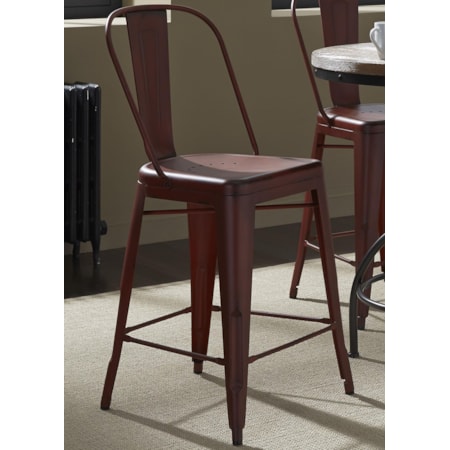 Bow Back Counter Chair