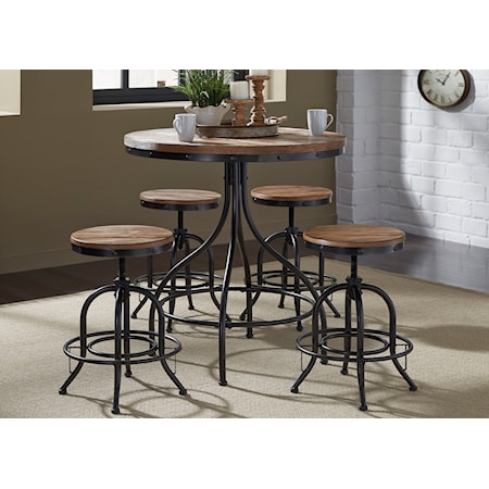 5-Piece Counter Height Pub Table Set