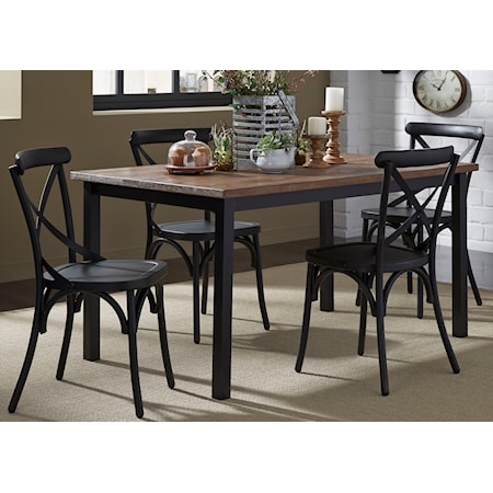 5-Piece Rectangular Table Set