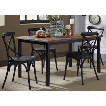 5-Piece Rectangular Table Set
