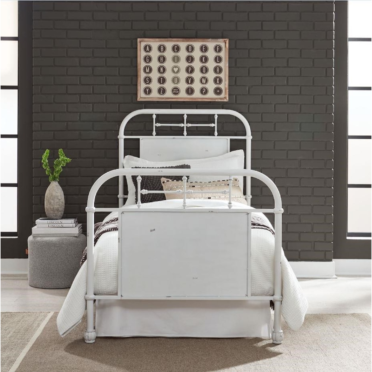 Liberty Furniture Vintage Series Twin Metal Bed