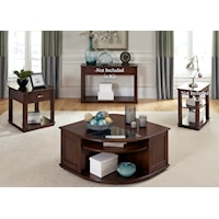 Casual 3 Piece Occasional Table Set 