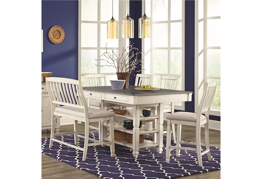 1735P 6-Piece Pub Table Set by Lifestyle at Schewels Home