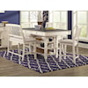 Lifestyle Crafton Counter Height Table with 4 Stools and Bench