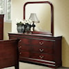 Lifestyle Louis Phillipe Dresser and Mirror