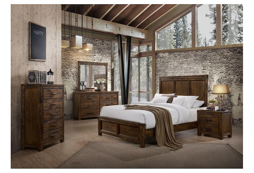 6377 6 Piece King Bedroom Group by Lifestyle at Sam's Furniture Outlet