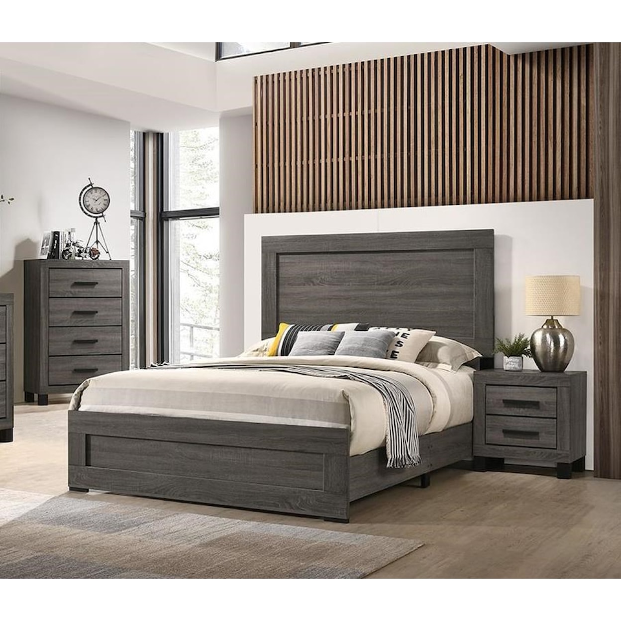 Lifestyle 8321 5 Piece Full Panel Bedroom Group