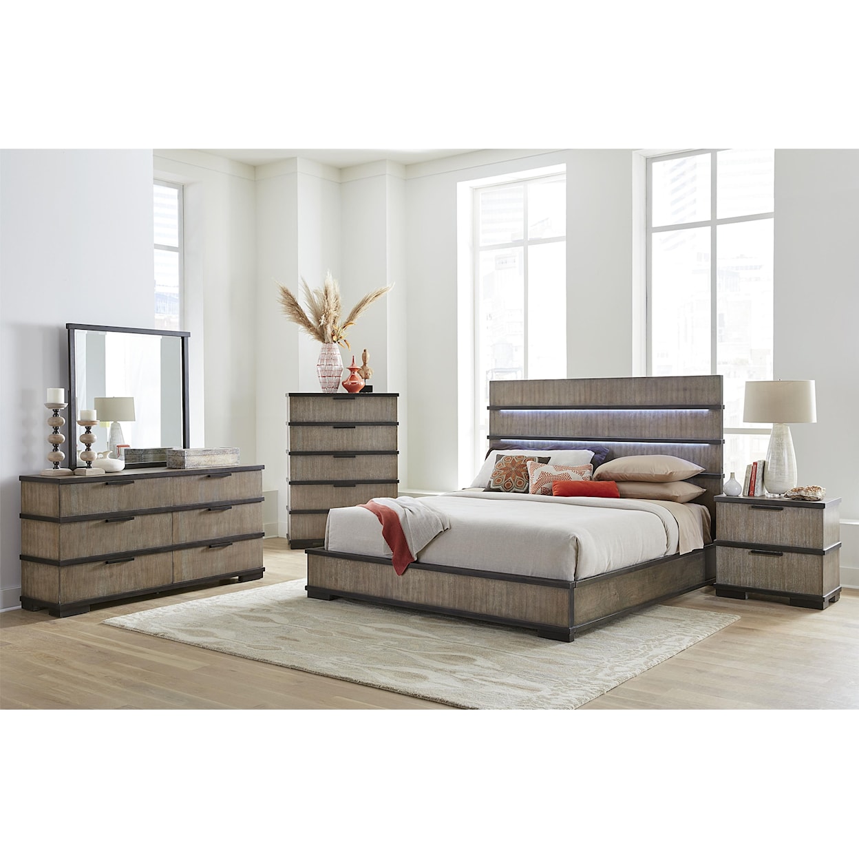 Lifestyle Mikala Queen 5 Pc Bedroom Group