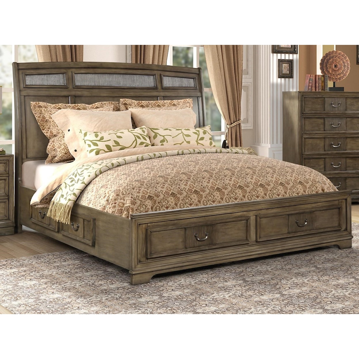 Lifestyle Lorrie King 5 Pc Bedroom Group