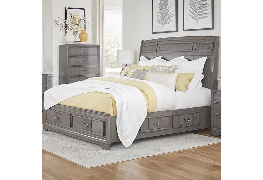 Lorrie King Storage Bed by Lifestyle at Royal Furniture