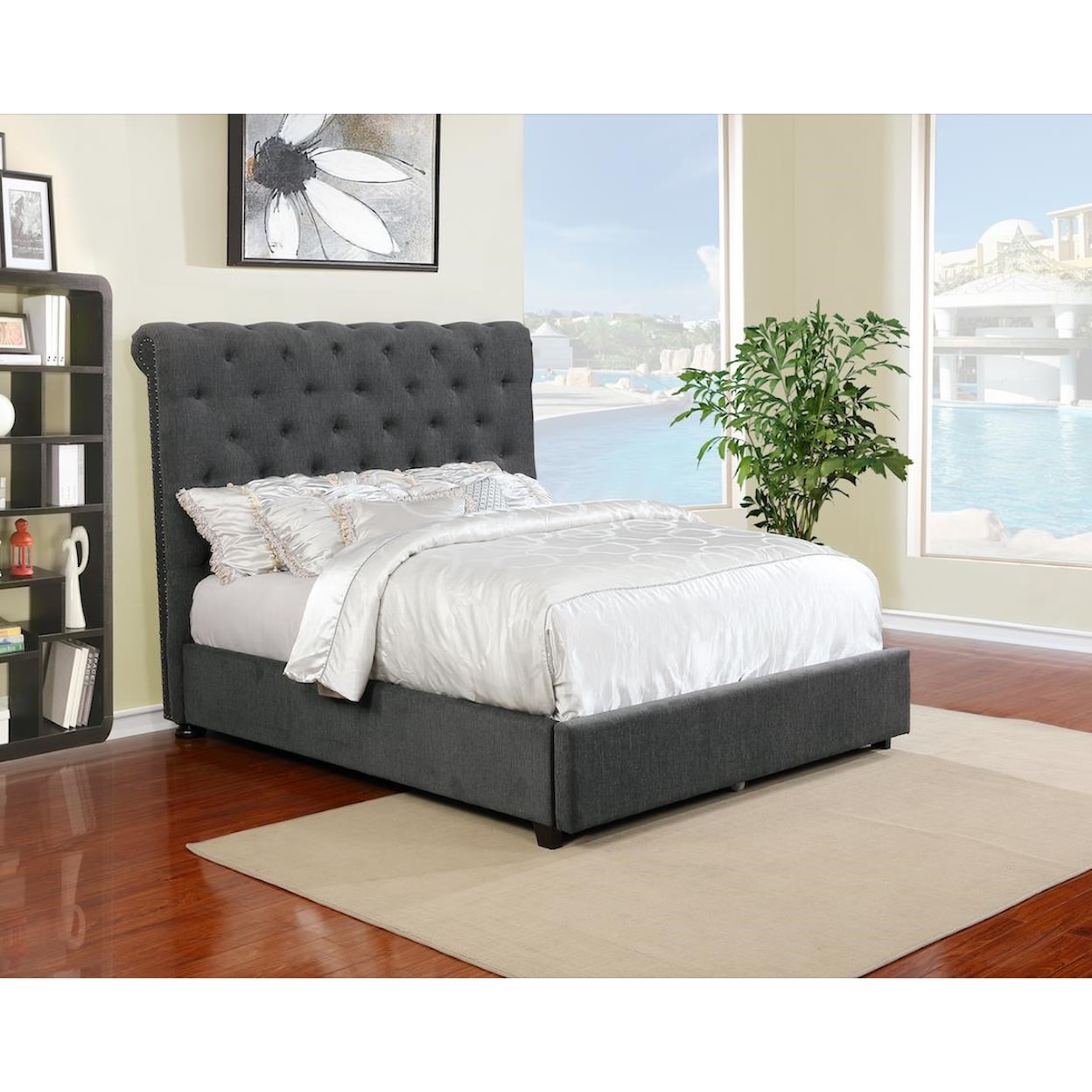 Lifestyle 9361N Queen Upholstered Bed Set