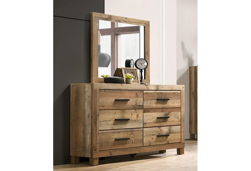 C8311A Dresser and Mirror by Lifestyle at Sam Levitz Furniture