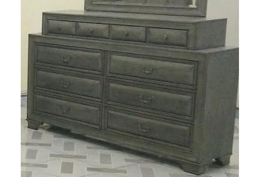 C2196Grey 10 Drawer Dresser by Lifestyle at Furniture Fair - North Carolina