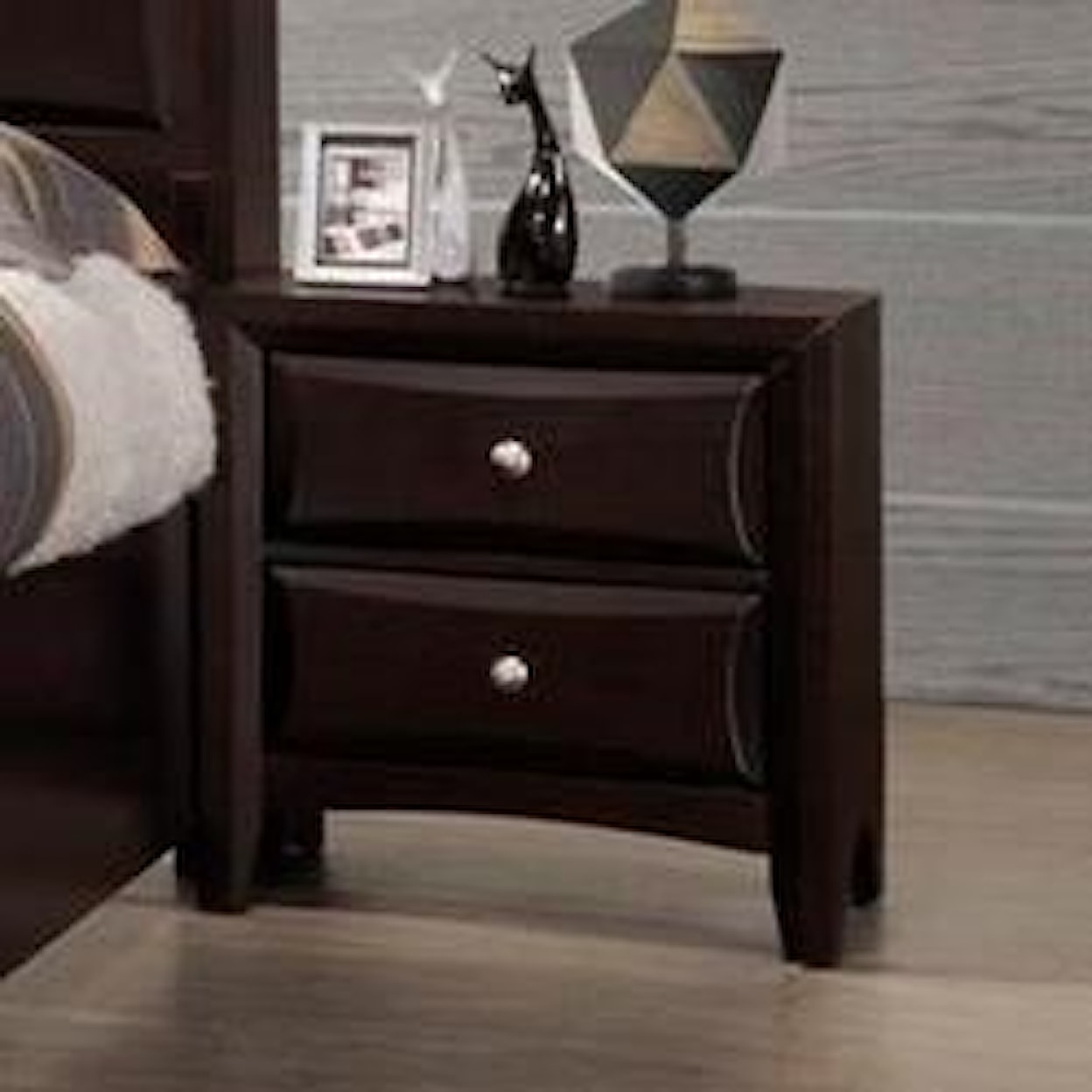 Lifestyle Jessgal 2 Drawer Nightstand