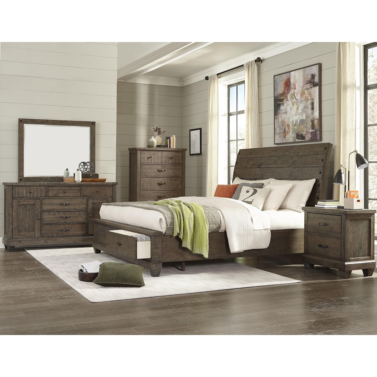 Lifestyle JD Mex King 5 Piece Bedroom Group