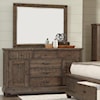 Lifestyle JD Mex Dresser and Mirror Set