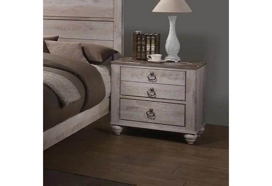 C7302A Two Drawer Nightstand by Lifestyle at Furniture Fair - North Carolina