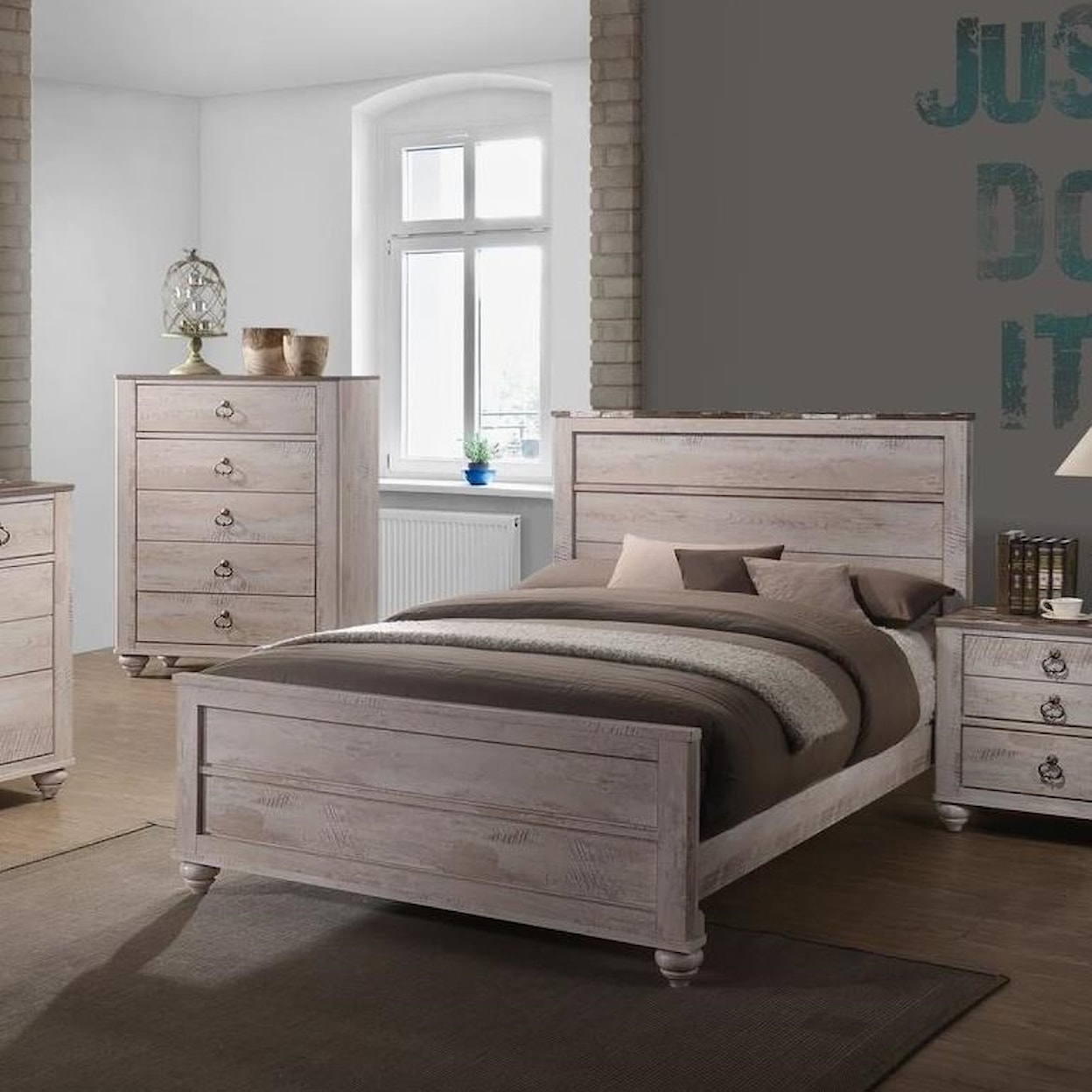 Lifestyle C7302A Twin Panel Bed
