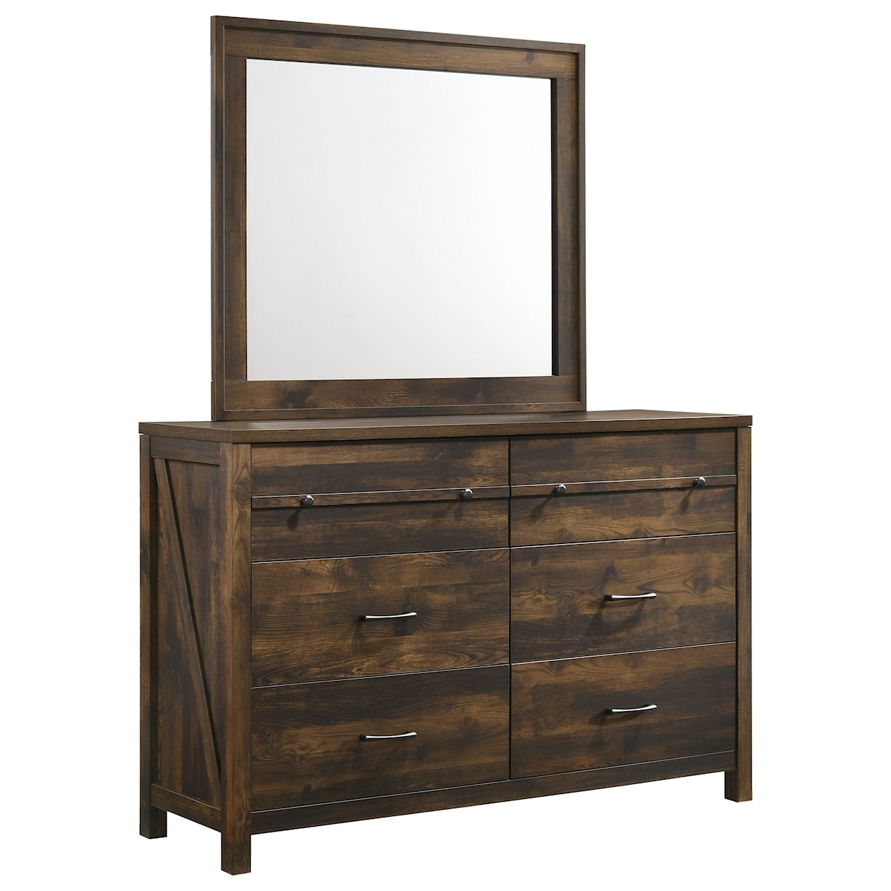 Lifestyle C8100A Dresser and Mirror Set