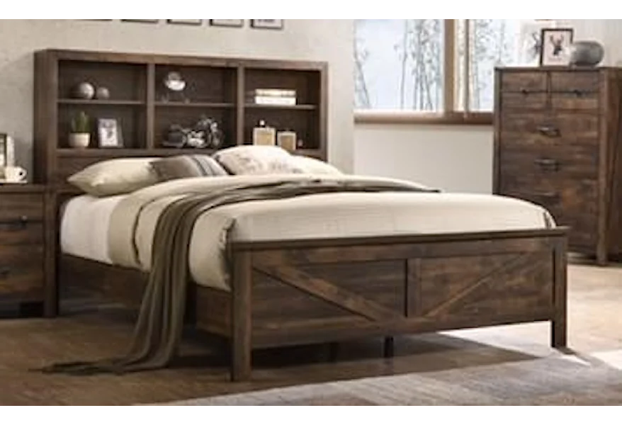 C8100A King Bookcase Bed by Lifestyle at Furniture Fair - North Carolina