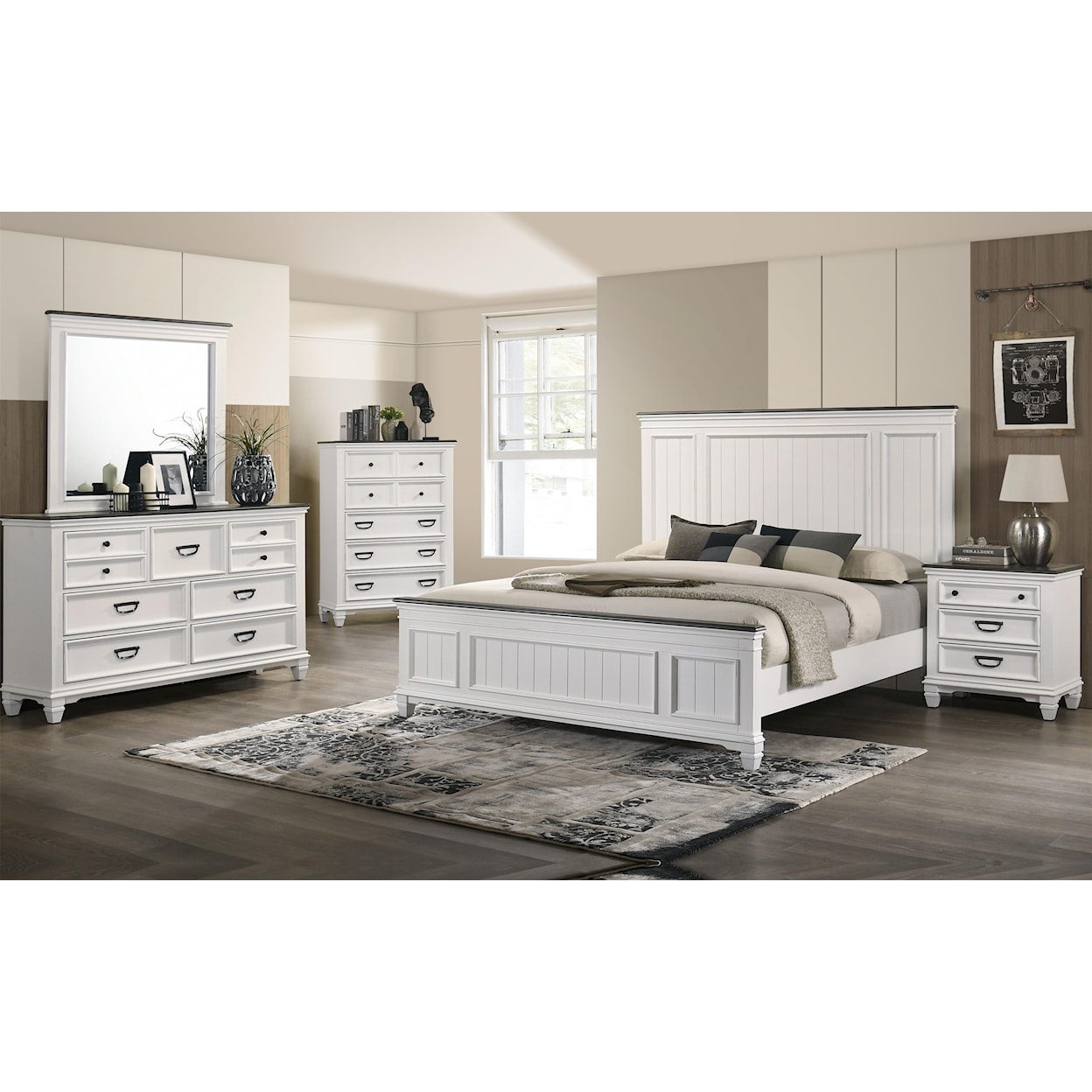 Lifestyle C8309A 3 Drawer Nightstand