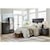 Lifestyle CMC01G 4 Piece Full Bedroom Headboard, Chest, Mirror and Nightstand
