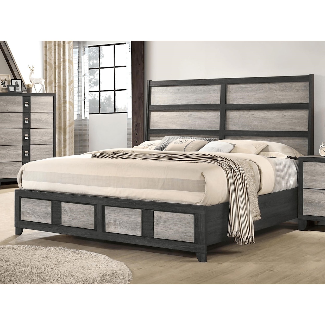 Lifestyle Jordan Queen Panel Bed