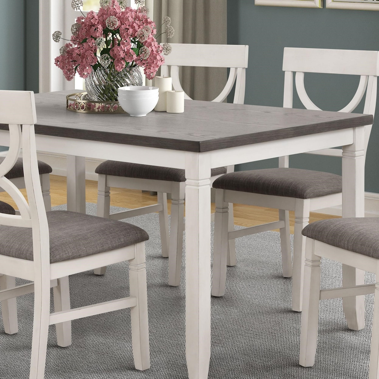 Lifestyle Laura Dining Table with 6 Chairs