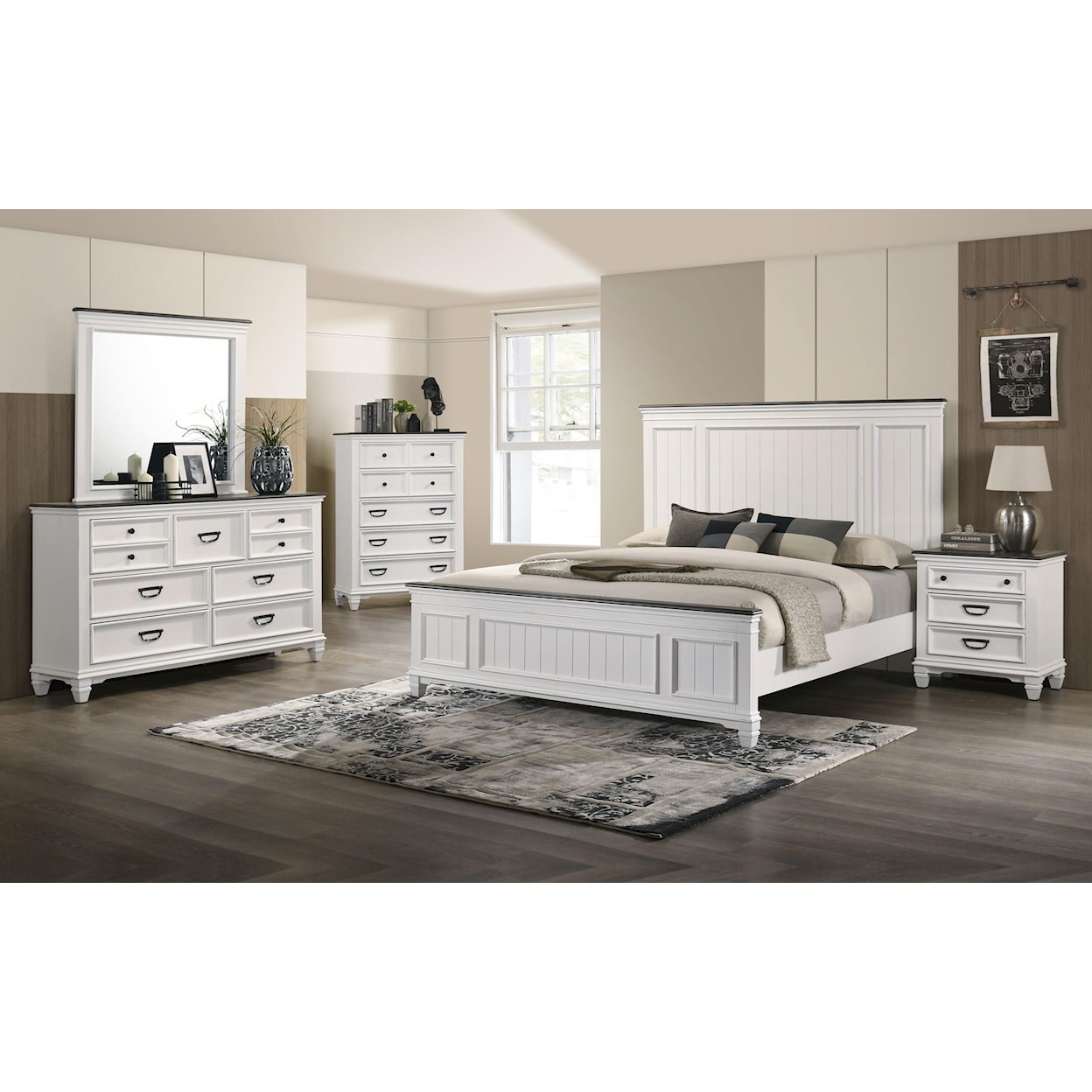 Lifestyle Shania Queen Panel Bed