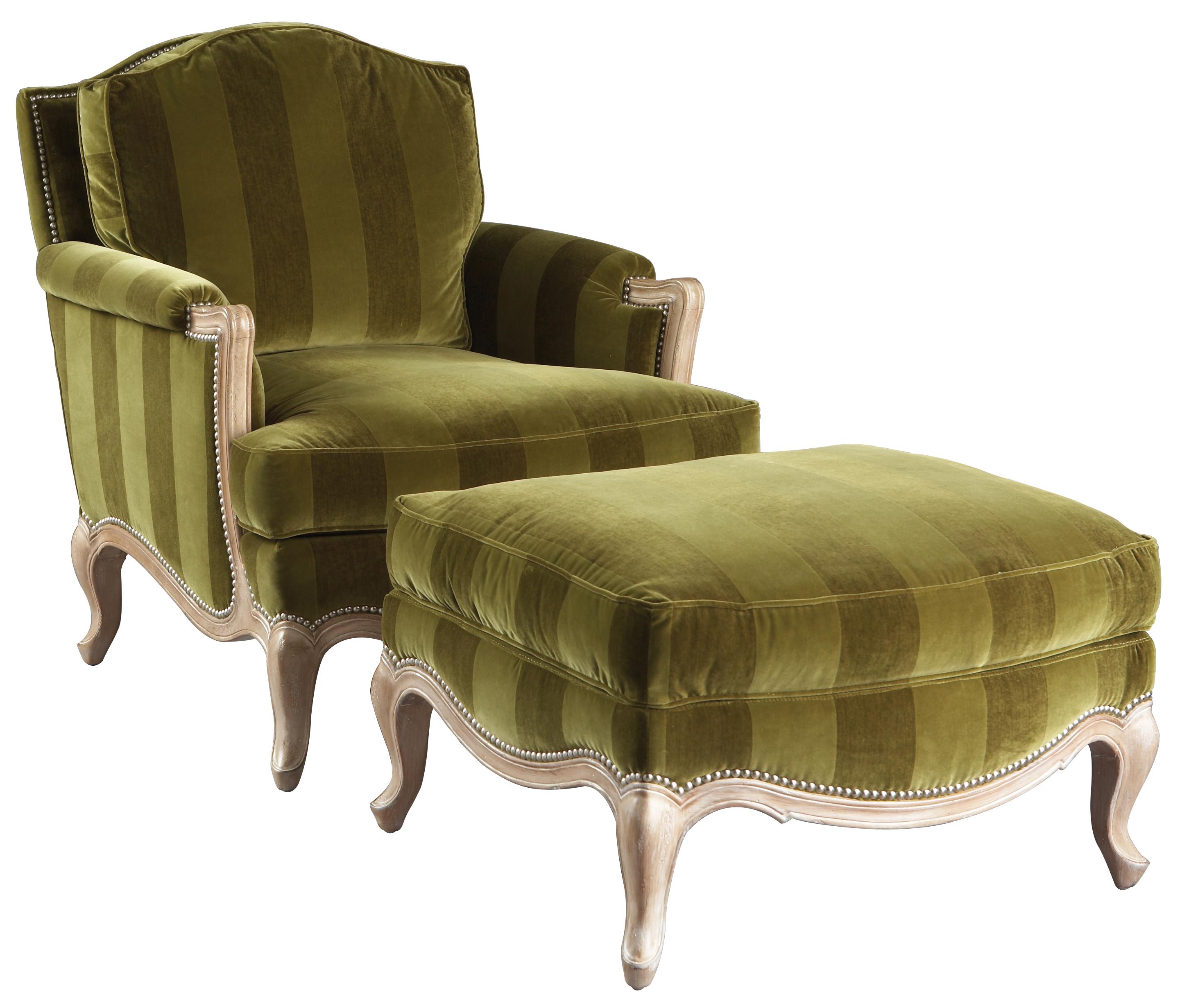 Sophia Chair &amp; Ottoman